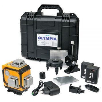Лазерний рівень OLYMPIA 4D Extreme HD (METAL) (Металевий захист) 970m300mM фото