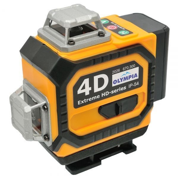 Лазерний рівень OLYMPIA 4D Extreme HD (METAL) (Металевий захист) 970m300mM фото