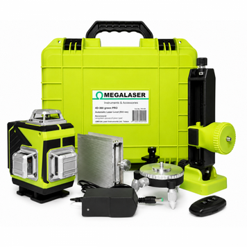 Лазерний рівень OMEGALASER 4D-360 green PRO METAL (16 ліній - 4 x 360&deg;) 940m010mM фото
