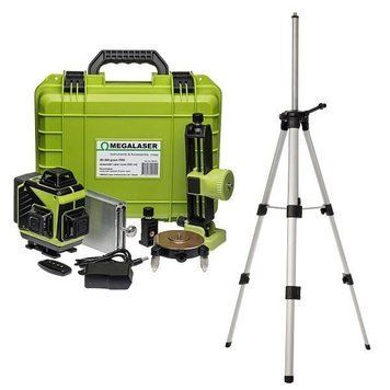 Лазерний рівень OMEGALASER 4D-360 green PRO + штатив 1.5 метра 740m015 фото