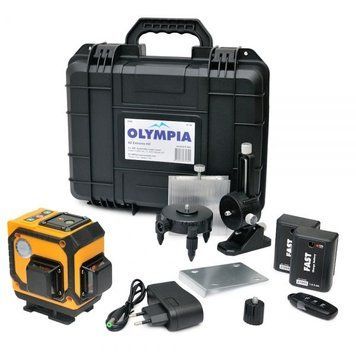 Лазерний рівень OLYMPIA 3D Supreme HD (12 ліній - 3 x 360&deg;) 650m300 фото