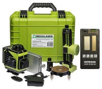 Лазерний рівень OMEGALASER 4D-360 green PRO + приймач LR-50 740m025-LR50 фото